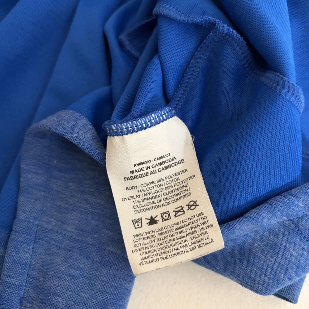 Nike Sweatshirt Men's 4XL Blue 1/4 Zip Pullover Long Sleeve Athletic Active - Picture 8 of 10